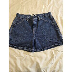 Tommy Hilfiger Shorts Womens 32 Denim Carpenter Utility Relaxed Fit No Size Tag